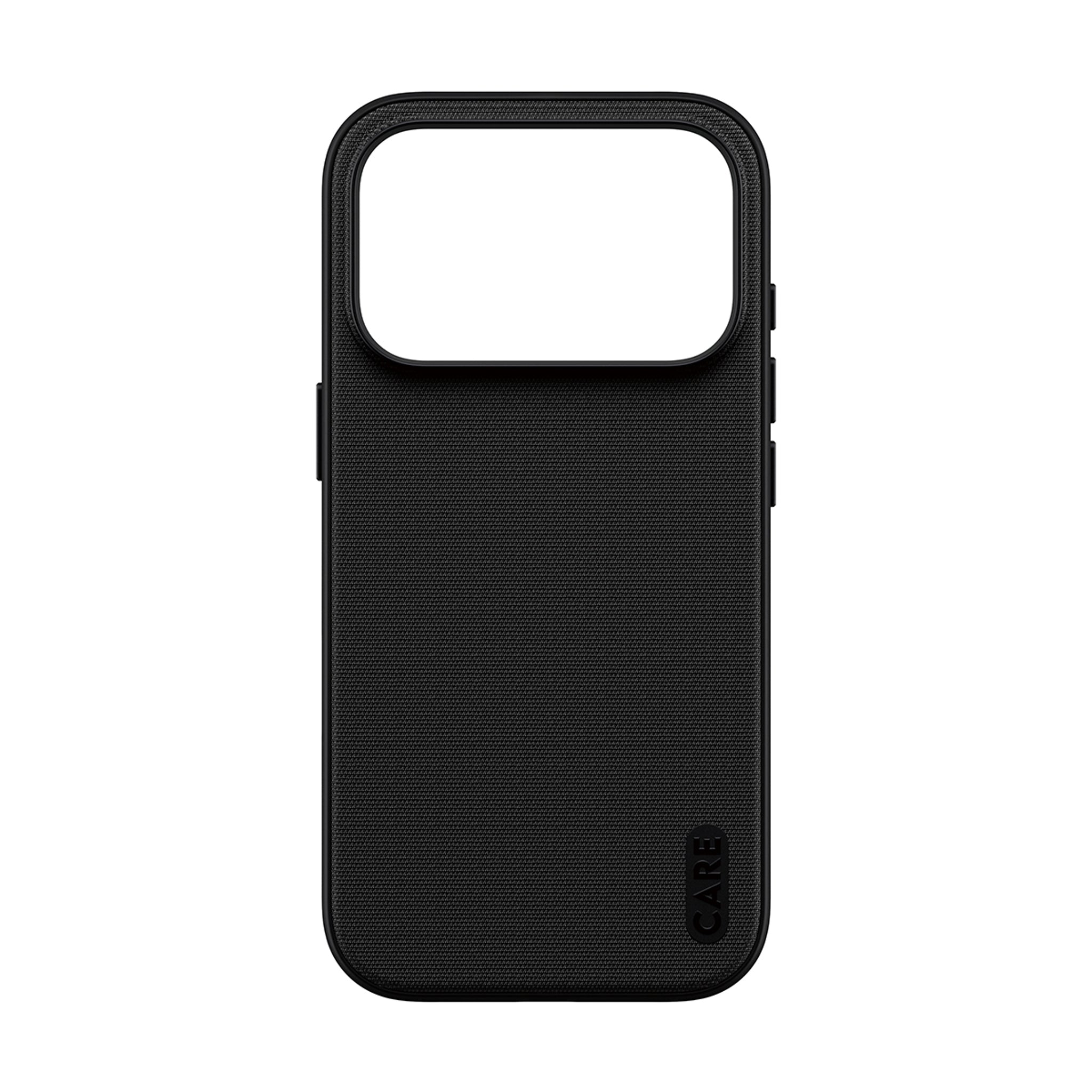CARE™ by PanzerGlass® Fusion Fabric Case Black w. MagSafe iPhone 18 Pro | 17 Pro